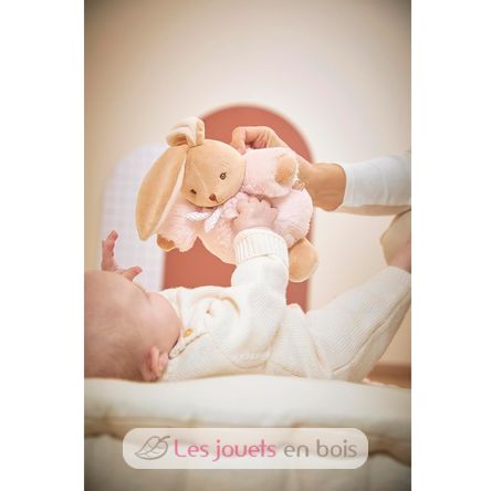 Peluche Lapin Patapouf rose 17 cm K214017 Kaloo 6