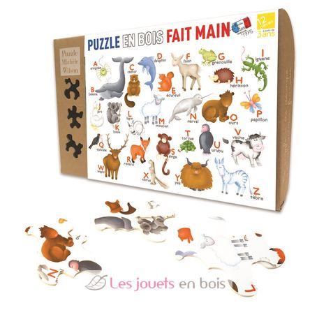 L'alphabet des animaux d'Hannah Weeks K306-12 Puzzle Michèle Wilson 2