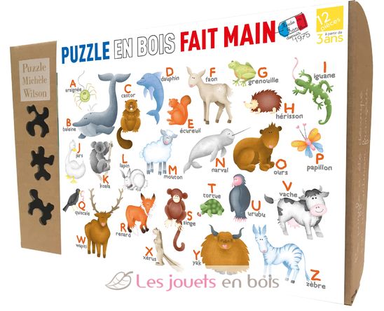 L'alphabet des animaux d'Hannah Weeks K306-12 Puzzle Michèle Wilson 1