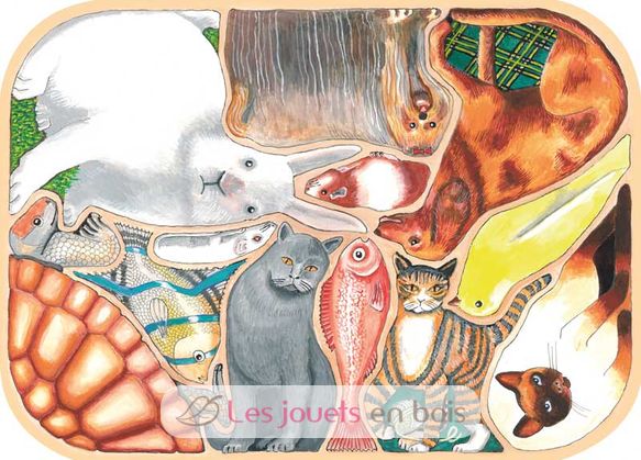 Animaux familiers en folie K441-12 Puzzle Michèle Wilson 2