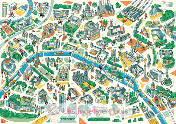 Paris Labyrinthes K685-100 Puzzle Michèle Wilson 2