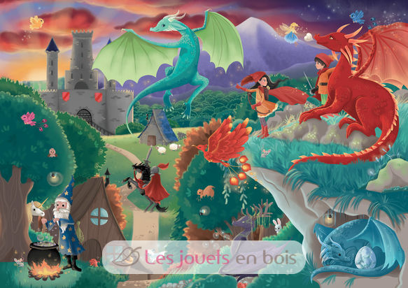 Puzzle Les Dragons K865-50 Puzzle Michèle Wilson 2