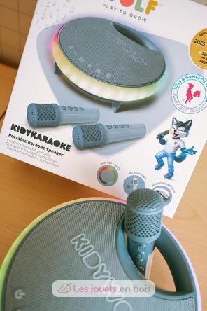Kidykaraoké Enceinte karaoké bleue KW-KIDYKARAOKE-BU Kidywolf 6