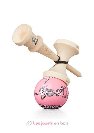 Krom Kendama Jody Bartons Skeletons Rose KROM-SKELETON KROM Kendama 3