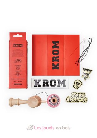 Krom Kendama Jody Bartons Skeletons Rose KROM-SKELETON KROM Kendama 9