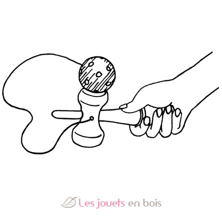 Kendama rouge GK62931 Goki 3