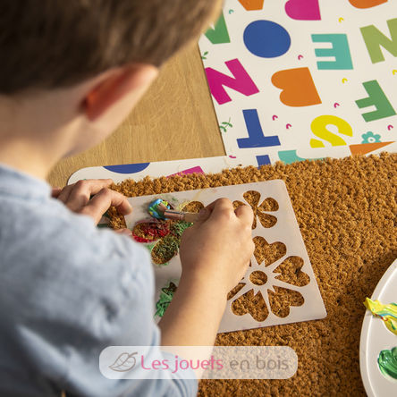 DIY Paillasson fleurs ED-KG253 Esschert Design 5