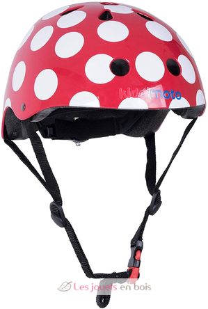 Casque enfant Red Dotty Medium KMH009M Kiddimoto 1