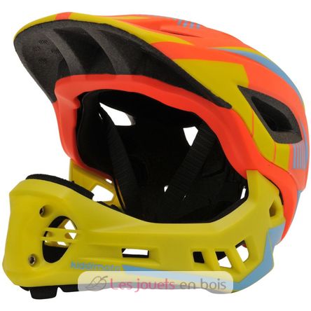 Casque vélo intégral orange S KMHFF02S Kiddimoto 4