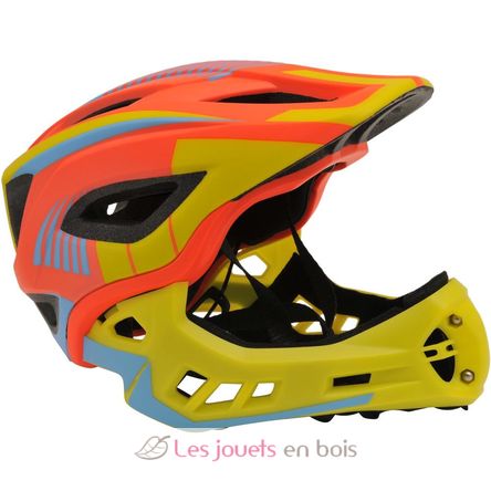 Casque vélo intégral orange S KMHFF02S Kiddimoto 1