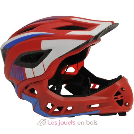 Casque vélo intégral rouge M KMHFF03M Kiddimoto 1