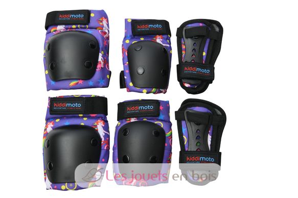 Set de protections enfant Licorne M KMP06M Kiddimoto 3