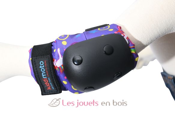 Set de protections enfant Licorne Kiddimoto - Genouillères, coudières et  protèges-poignets