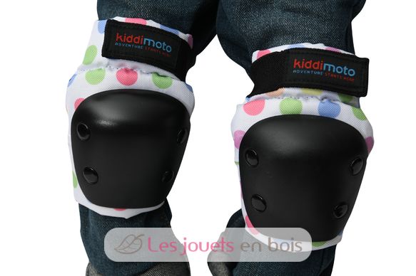 Set de protections enfant Pastel Dotty M KMP04M Kiddimoto 4