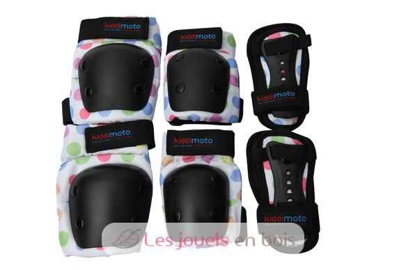 Set de protections enfant Pastel Dotty M KMP04M Kiddimoto 6