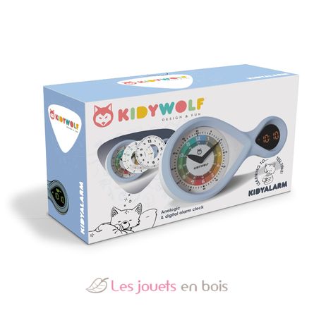 Kidyalarm Réveil éducatif bleu KW-KIDYALARM-BU Kidywolf 3