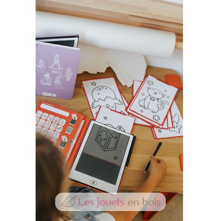 Kidydraw-Mini Tablette à dessin Kawaï KW-KIDYDRAW-MINI-KAW Kidywolf 8