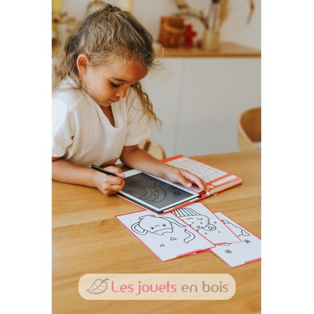 Kidydraw-Mini Tablette à dessin Kawaï KW-KIDYDRAW-MINI-KAW Kidywolf 7