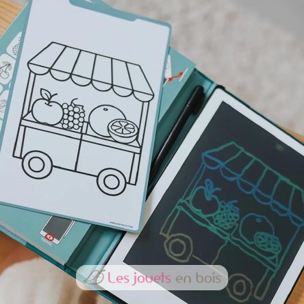Kidydraw-Mini Tablette à dessin Mon petit marché KW-KIDYDRAW-MINI-MLM Kidywolf 6