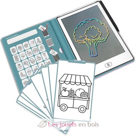 Kidydraw-Mini Tablette à dessin Mon petit marché KW-KIDYDRAW-MINI-MLM Kidywolf 1
