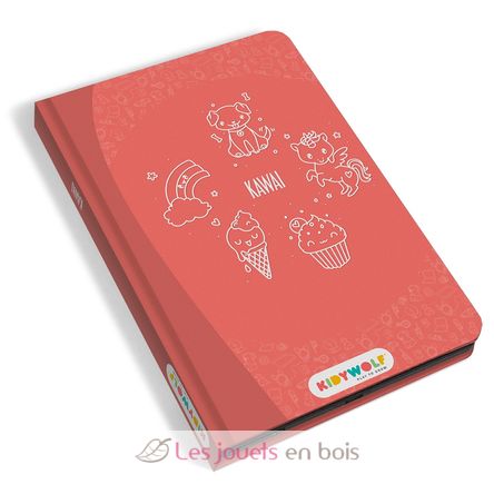 Kidydraw-Mini Tablette à dessin Kawaï KW-KIDYDRAW-MINI-KAW Kidywolf 4