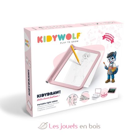Kidydraw-Pro Fashion Tablette lumineuse KW-KIDYDRAW-PRO-PI Kidywolf 1