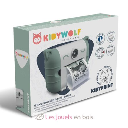 Kidyprint Appareil photo instantané vert KW-KIDYPRINT-GR Kidywolf 3