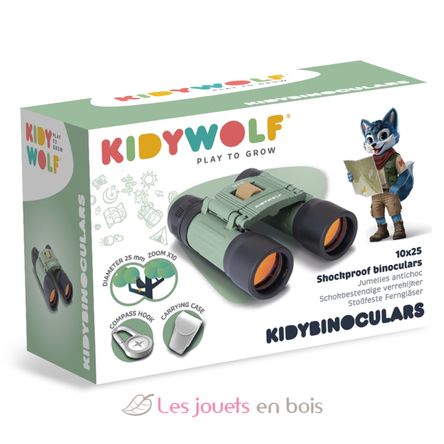 Kidybinoculars Jumelles enfant vertes KW-KIDYBINOCULARS-GR Kidywolf 2