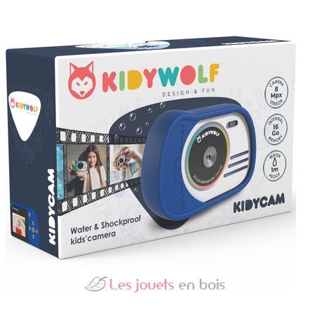 APPAREIL PHOTO VIDÉO ÉTANCHE KIDYCAM BLEU - MOM POP