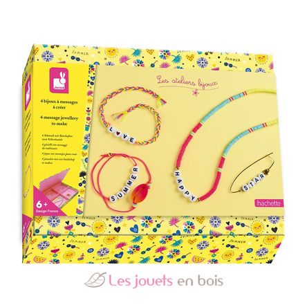 Coffret 4 Bijoux à messages à créer J07932 Janod 1