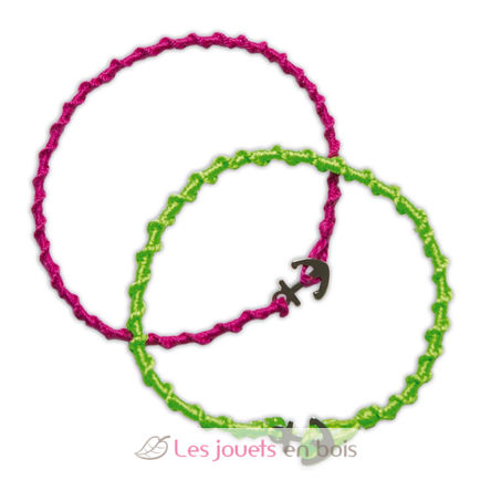 Coffret 7 Bracelets Brésiliens Fluo à créer J07929 Janod 2