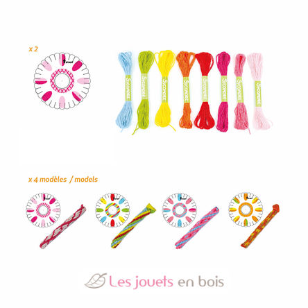 Kit créatif Bracelets d'amitié SYCRE11030 Sycomore 3