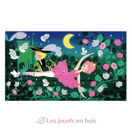 Set créatif Paillettes Fluo Danseuses J07945 Janod 4