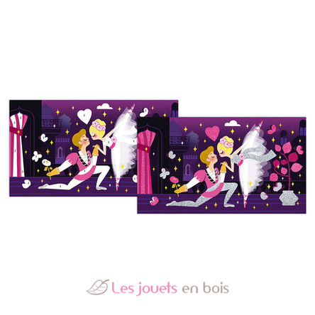 Set créatif Paillettes Fluo Danseuses J07945 Janod 2