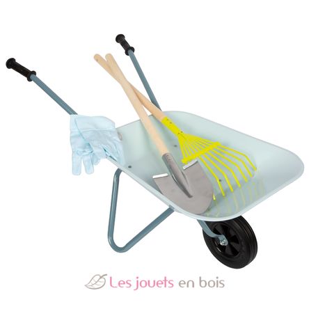 Kit d'outils de jardinage avec brouette LE12799 Small Foot company 3