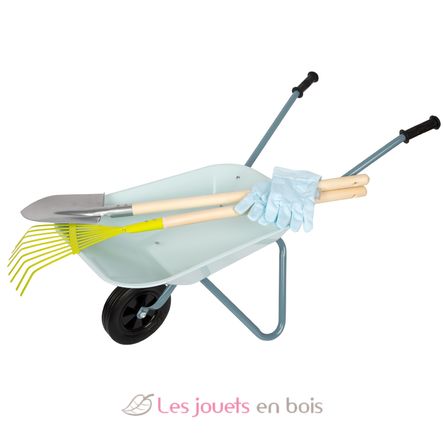 Kit d'outils de jardinage avec brouette LE12799 Small Foot company 2