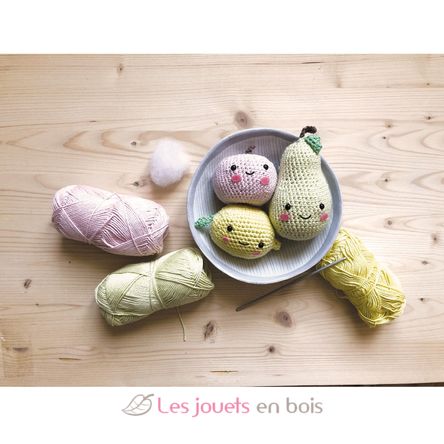 Kit de crochet Amigurumi Fruits SYCRE1075 Sycomore 3