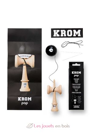 Krom Kendama Pop Lol Noir KROM-PL-BLA KROM Kendama 7