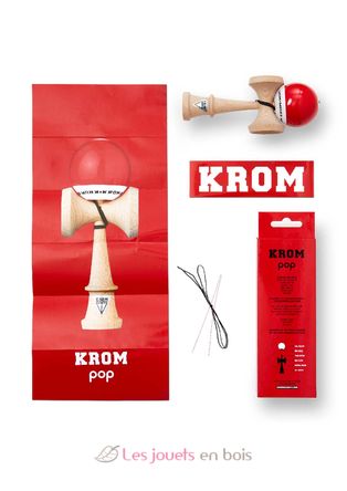 Krom Kendama Pop Lol Rouge KROM-PL-RED KROM Kendama 7