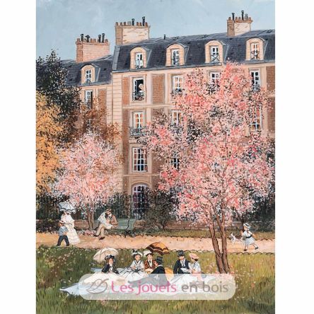 L'après-midi au Parc Monceau de Delacroix A1248-350 Puzzle Michèle Wilson 5