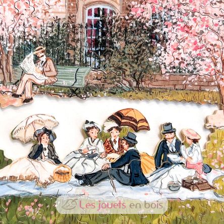 L'après-midi au Parc Monceau de Delacroix A1248-350 Puzzle Michèle Wilson 4
