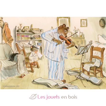 La leçon de musique de Vincent K1384-24 Puzzle Michèle Wilson 2