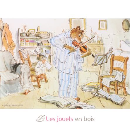 La leçon de musique de Vincent K1384-24 Puzzle Michèle Wilson 3