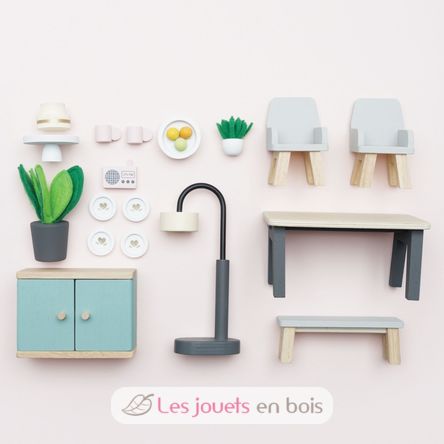 Salle à manger pour maison de poupées TV-ME056 Le Toy Van 5