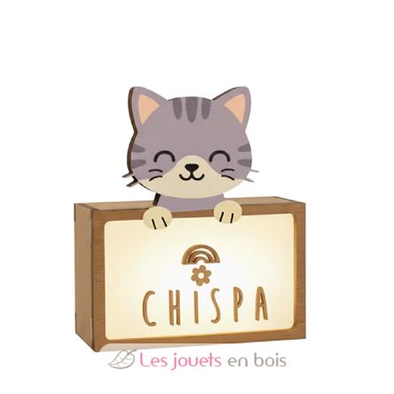 Lampe à poser personnalisable - Chat VI-LSP18 Vintiun 1
