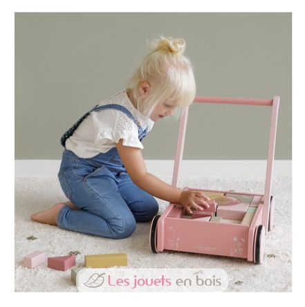 small foot® Chariot de marche enfant baleine bois