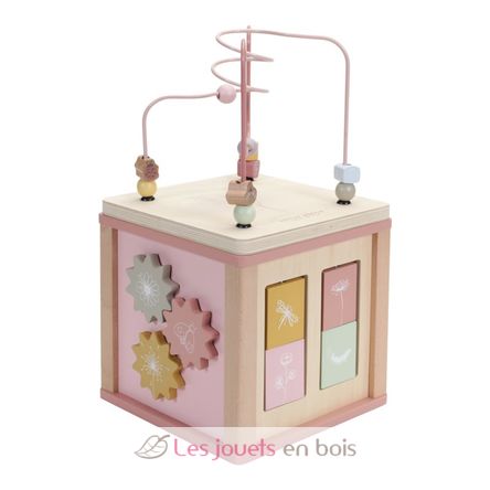 Cube d'activités en bois Wild Flowers LD7114 Little Dutch 8