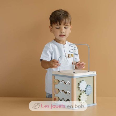 Cube d'activités en bois Océan LD7029 Little Dutch 4