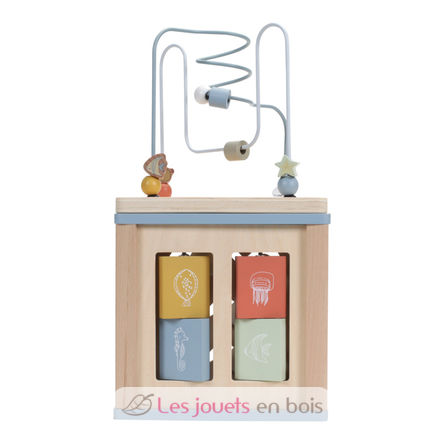 Cube d'activités en bois Océan LD7029 Little Dutch 5