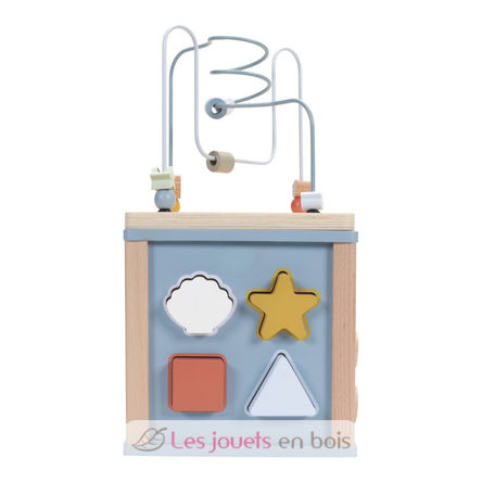 Cube d'activités en bois Océan LD7029 Little Dutch 8